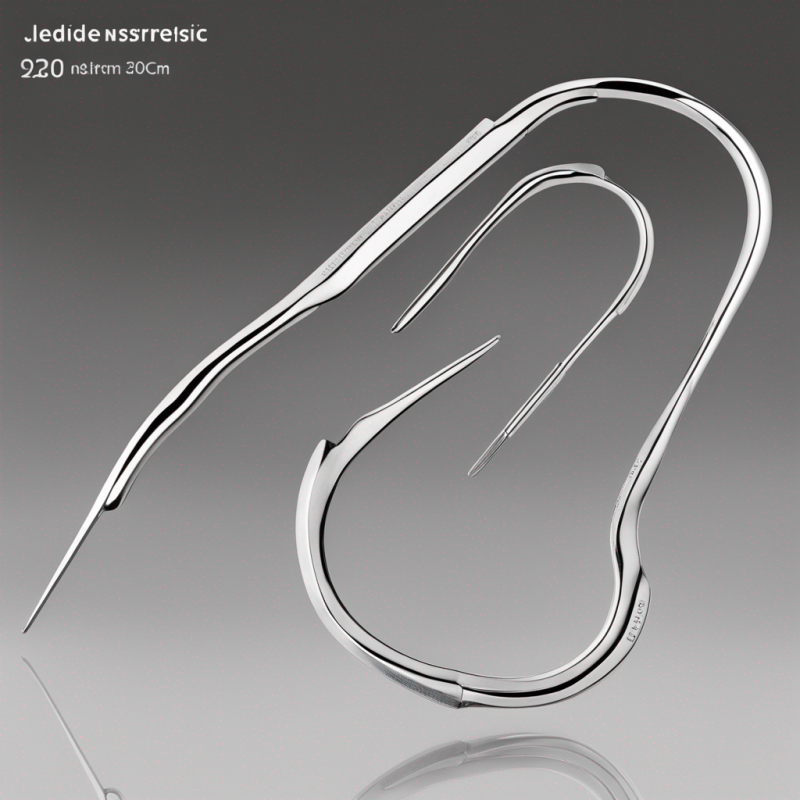 Premium Intestinal Clamping Forceps - Doyen 230mm Curved | Robust Design with Maximized Adhesion