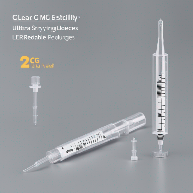 2ml Disposable Syringes with 21G Needles - Durable and Safe for Medical Use