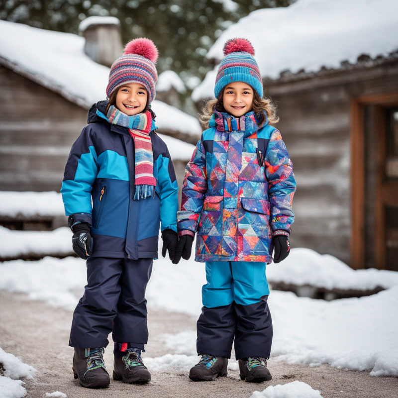 Premium Kids Winter Clothing Set for 7-Year-Olds: High-Quality