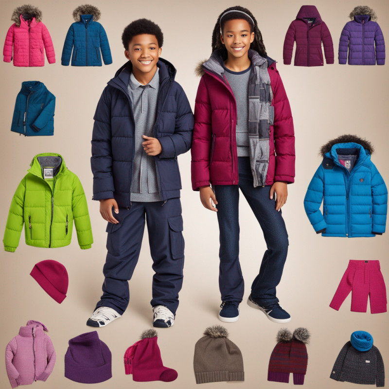 High-Quality Winter Clothes Set for 14-Year-Olds - Ultimate Winter-Ready Apparel