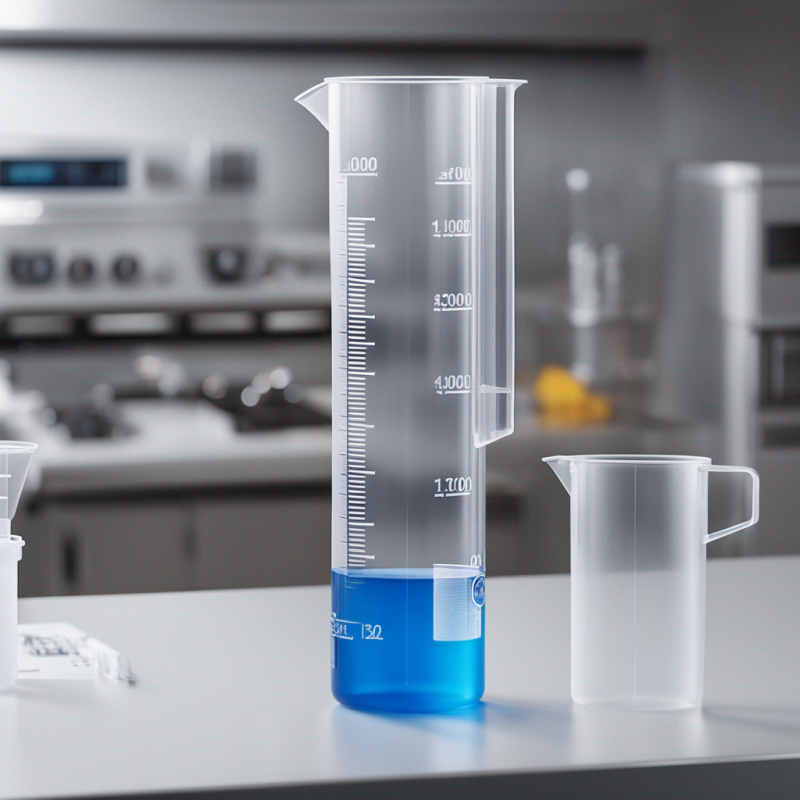 Premium Plastic Measuring Cylinder: Elevate Your Lab Experience | Precision Guaranteed