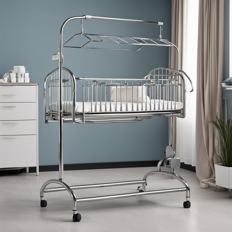 Premium Hospital Baby Cot with Detachable Bassinet for Uncompromised Childcare