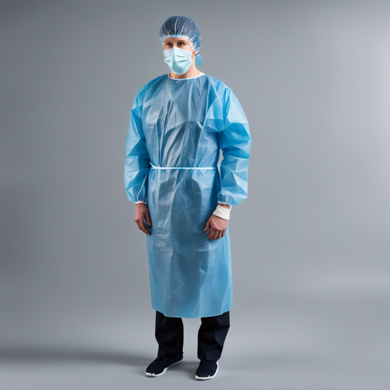 AAMI Level 1 Disposable Gown - Ultimate Safety Solution for Healthcare and Lab Professionals